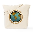 thumbnail image 1 of CafePress - Go Green Tote Bag - Unisex Canvas Tote Bag, Beige, 1-Piece, 1 of 7