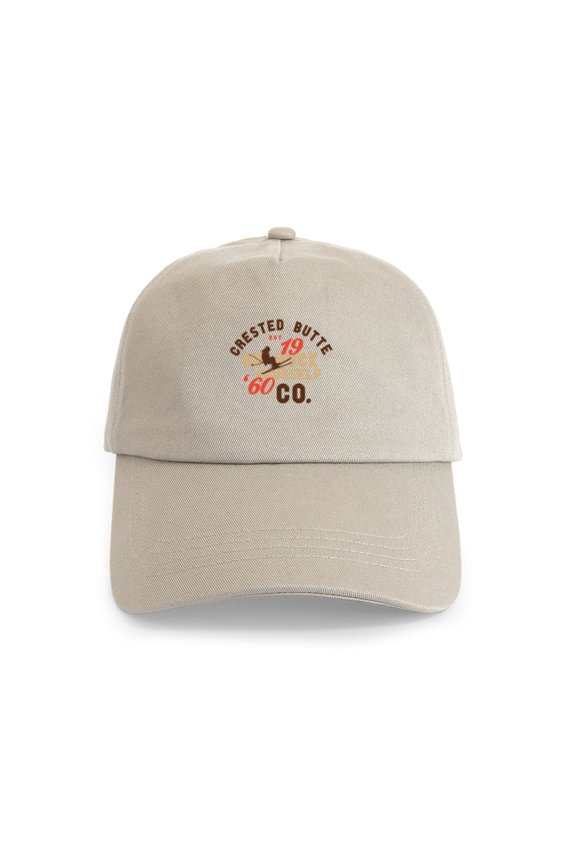 - Go Huck Yourself Crested Butte Cap - Adjustable 100% Brushed Unisex Casual Cotton Baseball Cap, Beige, 1
