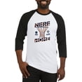 thumbnail image 1 of CafePress - Go Nerf Basketball Baseball Jersey - Cotton Baseball Jersey, 3/4 Raglan Sleeve Shirt, 1 of 4