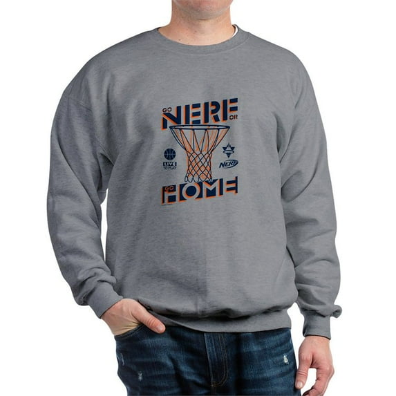 CafePress - Go Nerf Basketball Sweatshirt - Crew Neck Sweatshirt