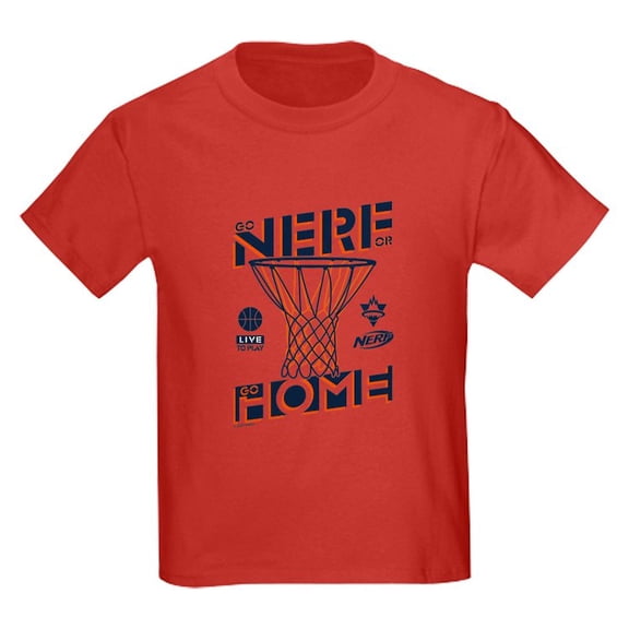 CafePress - Go Nerf Basketball T Shirt - Dark T-Shirt Kids XS-XL