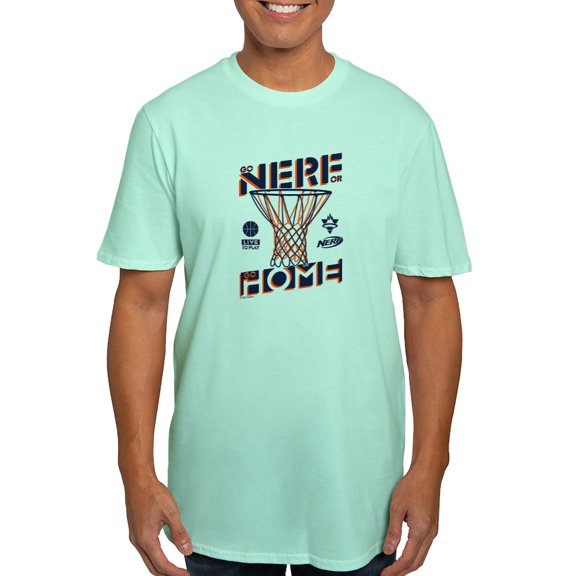CafePress - Go Nerf Basketball T Shirt - Men's Fitted T-Shirt