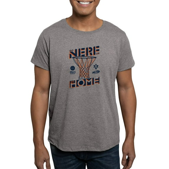 CafePress - Go Nerf Basketball T Shirt - Men's Fitted T-Shirt