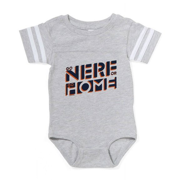 CafePress - Go Nerf Or Go Home - Cute Infant Baby Football Bodysuit