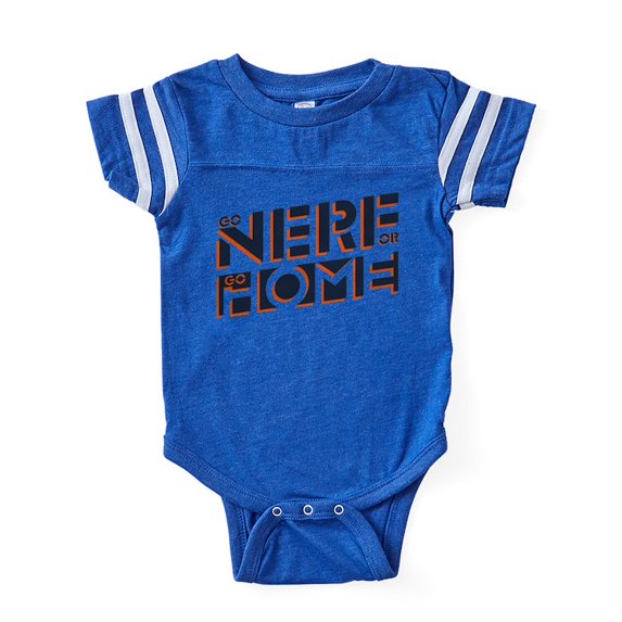 CafePress - Go Nerf Or Go Home - Cute Infant Baby Football Bodysuit