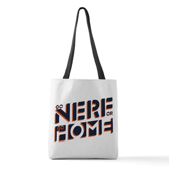 CafePress - Go Nerf Or Go Home - Polyester Tote Bag 16"x16"