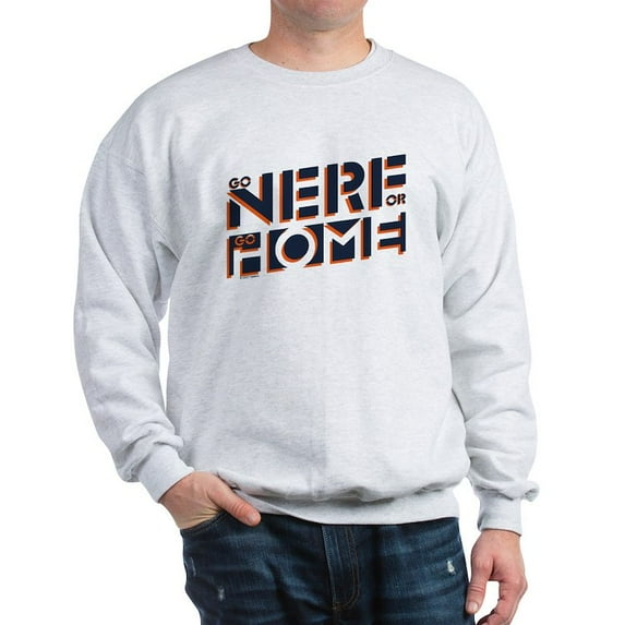 CafePress - Go Nerf Or Go Home Sweatshirt - Crew Neck Sweatshirt