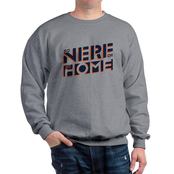 CafePress - Go Nerf Or Go Home Sweatshirt - Crew Neck Sweatshirt