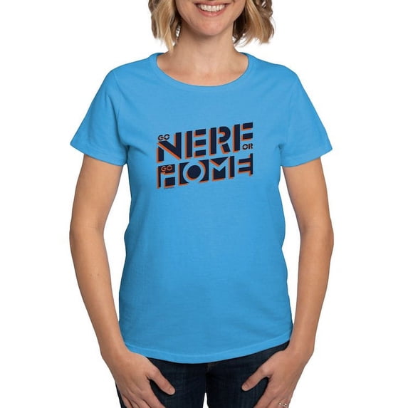 CafePress - Go Nerf Or Go Home T Shirt - Women's Traditional Fit Dark T-Shirt