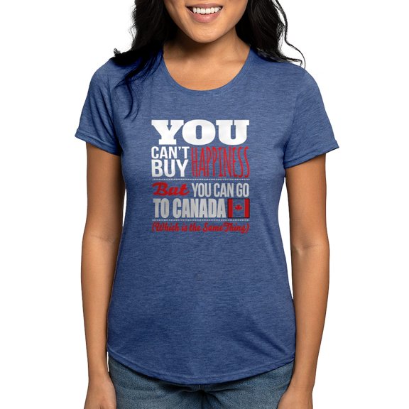 CafePress - Go To Canada T Shirt - Womens Tri-blend T-Shirt