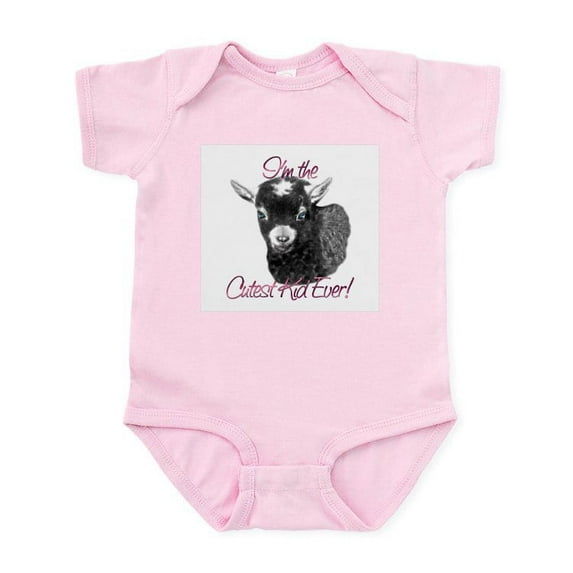 CafePress - Goat Cutest Kid Ever Infant Bodysuit - Baby Light Bodysuit, Size Newborn - 24 Months