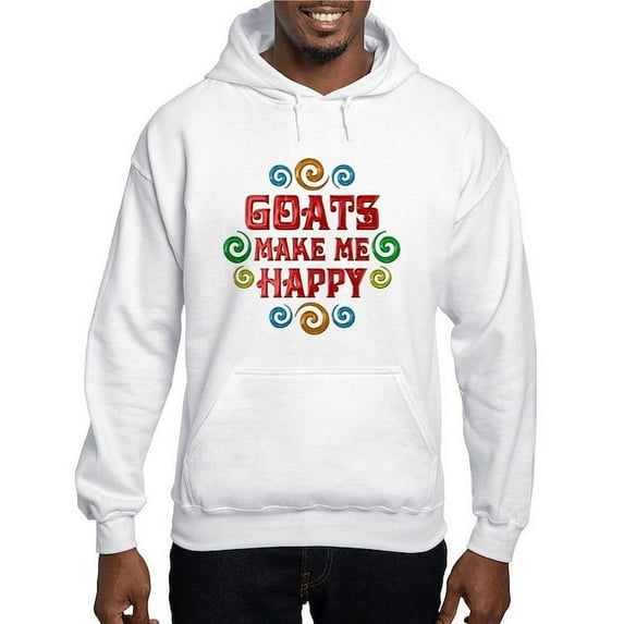CafePress - Goat Happiness Hooded Sweatshirt - Pullover Hoodie, Hooded Sweatshirt