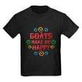 thumbnail image 1 of CafePress - Goat Happiness Kids Dark T Shirt - Dark T-Shirt Kids XS-XL, 1 of 4
