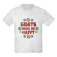 thumbnail image 1 of CafePress - Goat Happiness Kids Light T Shirt - Light T-Shirt Kids XS-XL, 1 of 4