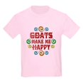 thumbnail image 1 of CafePress - Goat Happiness Kids Light T Shirt - Light T-Shirt Kids XS-XL, 1 of 4
