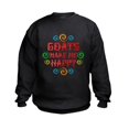thumbnail image 1 of CafePress - Goat Happiness Kids Sweatshirt - Kids Sweatshirt, Youth Crew Neck Sweatshirt, 1 of 4