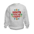 thumbnail image 1 of CafePress - Goat Happiness Kids Sweatshirt - Kids Sweatshirt, Youth Crew Neck Sweatshirt, 1 of 4