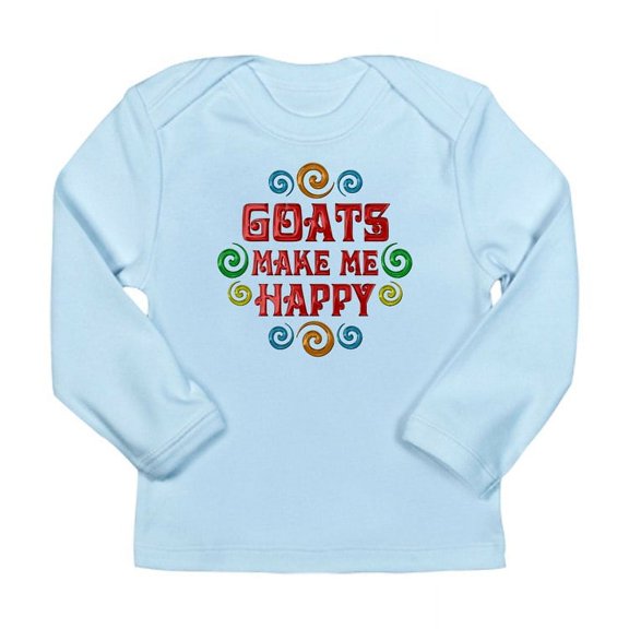 CafePress - Goat Happiness Long Sleeve Infant T Shirt - Long Sleeve Infant T-Shirt