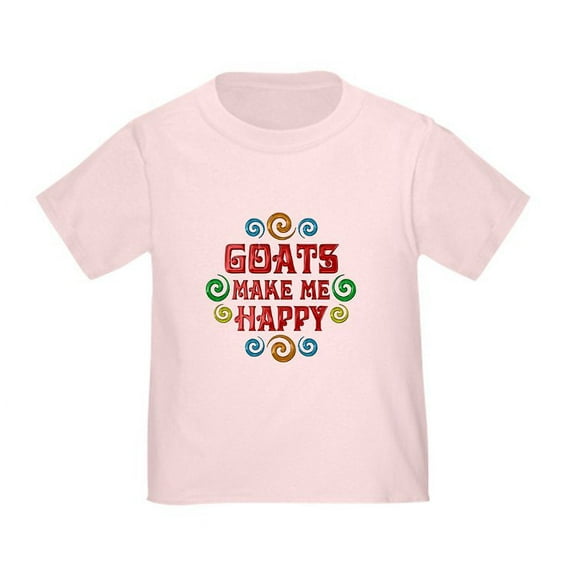 CafePress - Goat Happiness Toddler T Shirt - Cute Toddler T-Shirt, 100% Cotton