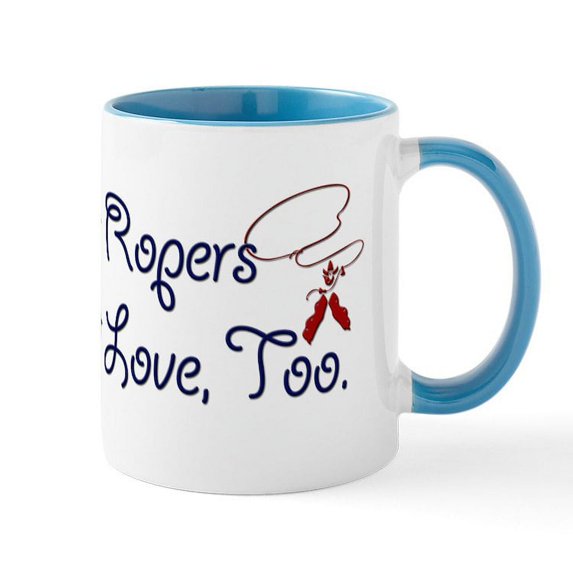 CafePress - Goat Ropers Mug - 11 oz Ceramic Mug - Novelty Coffee Tea Cup