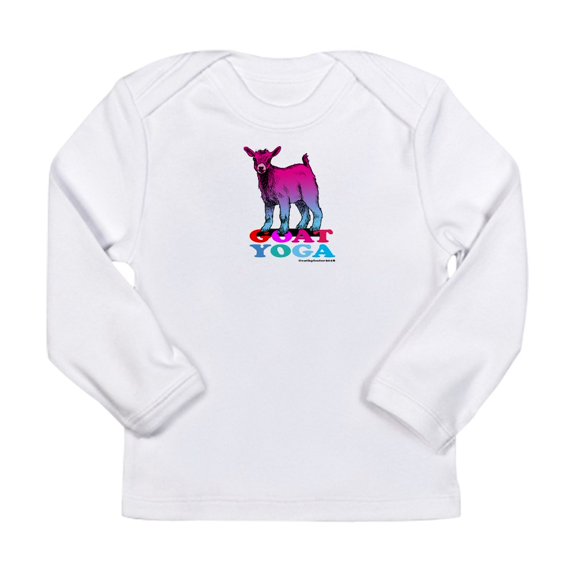 CafePress - Goat Yoga 2 Long Sleeve Infant T Shirt - Long Sleeve Infant T-Shirt