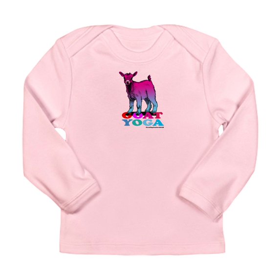 CafePress - Goat Yoga 2 Long Sleeve Infant T Shirt - Long Sleeve Infant T-Shirt