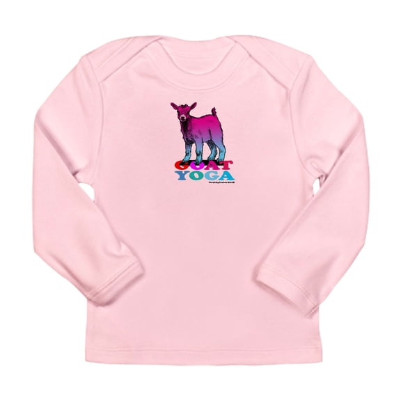 CafePress - Goat Yoga 2 Long Sleeve Infant T Shirt - Long Sleeve Infant T-Shirt