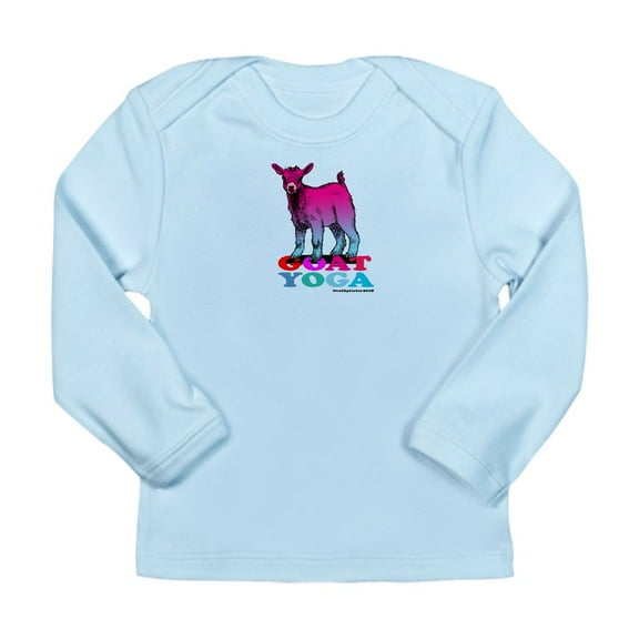 CafePress - Goat Yoga 2 Long Sleeve Infant T Shirt - Long Sleeve Infant T-Shirt