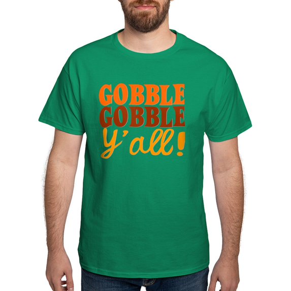 CafePress - Gobble Gobble Y'all! T Shirt - Men's Classic Graphic Cotton T-Shirt