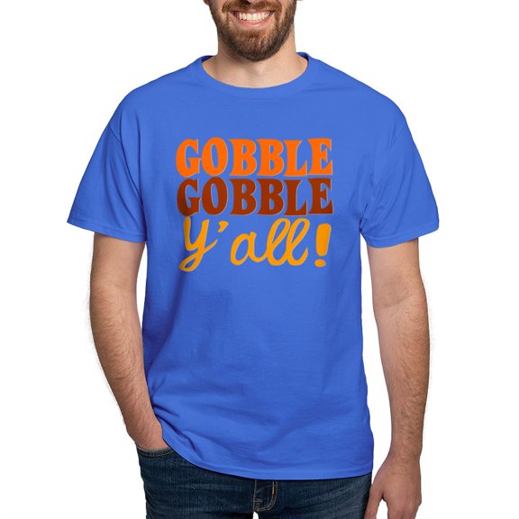 CafePress - Gobble Gobble Y'all! T Shirt - Men's Classic Graphic Cotton T-Shirt