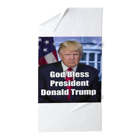 CafePress - God Bless President Donald Trump - Large Beach Towel, Soft 30"x60" Towel with Unique Design