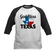thumbnail image 1 of CafePress - God Bless Texas Baseball Jersey - Kids Cotton Baseball Jersey, 3/4 Sleeve Shirt, 1 of 4