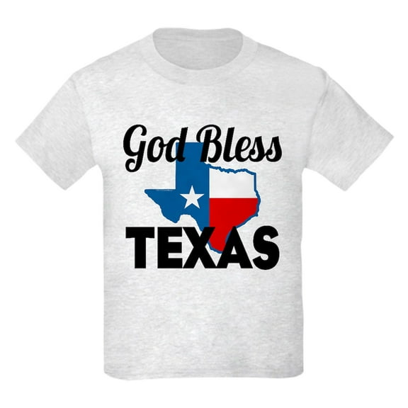 CafePress - God Bless Texas T Shirt - Light T-Shirt Kids XS-XL