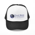 thumbnail image 1 of CafePress - God Bless The Whole World - Adjustable Unisex Printed Trucker Hat with Mesh Back, 1 of 8