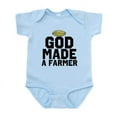 thumbnail image 1 of CafePress - God Made A Farmer Body Suit - Baby Light Bodysuit, Size Newborn - 24 Months, 1 of 4