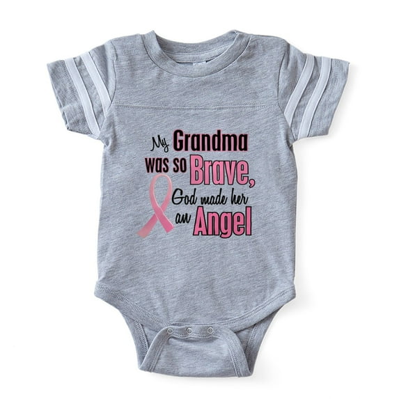 CafePress - God Made My Grandma An An - Cute Infant Baby Football Bodysuit