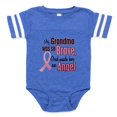 thumbnail image 1 of CafePress -  God Made My Grandma An An - Cute Infant Baby Football Bodysuit, 1 of 3