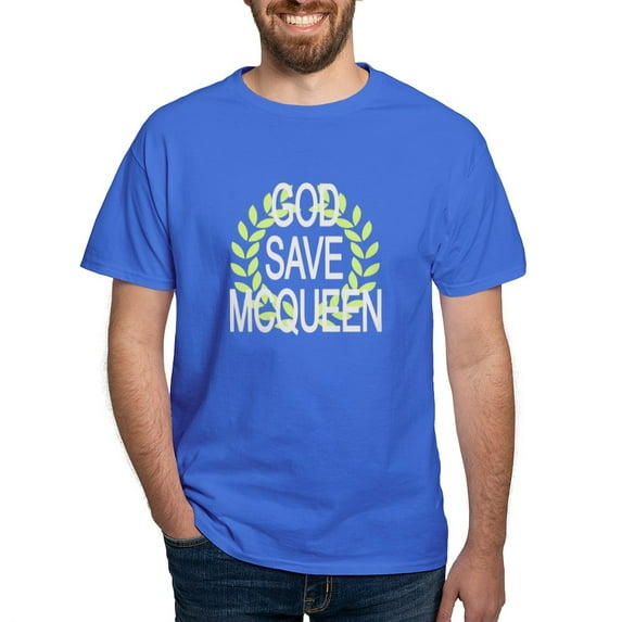 CafePress - God Save Mcqueen Dark T Shirt - Men's Classic Graphic Cotton T-Shirt
