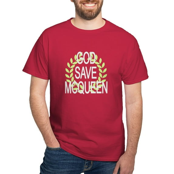 CafePress - God Save Mcqueen Dark T Shirt - Men's Classic Graphic Cotton T-Shirt