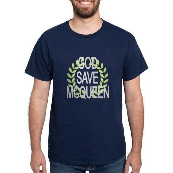 CafePress - God Save Mcqueen Dark T Shirt - Men's Classic Graphic Cotton T-Shirt
