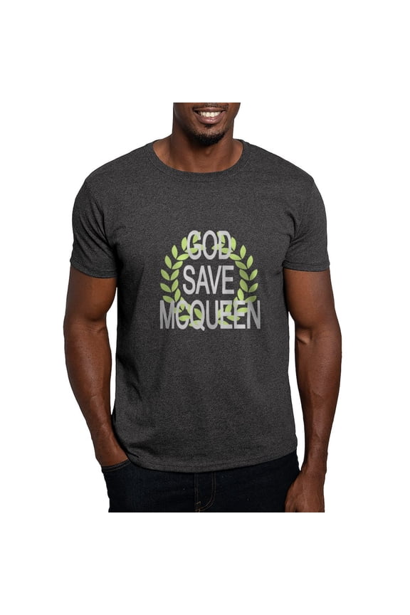 - God Save Mcqueen Dark T Shirt - Men's Classic Graphic Cotton T-Shirt