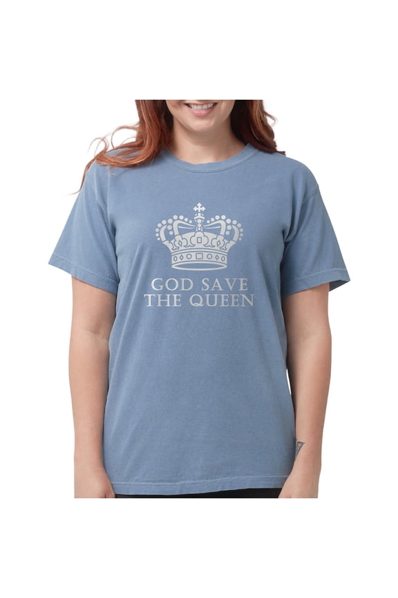 - God Save The Queen Women's Dark T Shirt - Womens Comfort Colors® Shirt