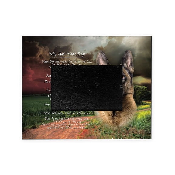 CafePress - Godmadedogs(Button) - Decorative 8x10 Picture Frame
