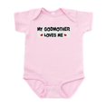 thumbnail image 1 of CafePress - Godmother Loves Me Infant Bodysuit - Baby Light Bodysuit, Size Newborn - 24 Months, 1 of 4