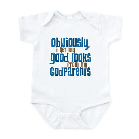 CafePress - Godparents Body Suit - Baby Light Bodysuit, Size Newborn - 24 Months