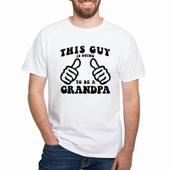 CafePress - Going To Be A Grandpa White T Shirt - Men's Classic Cotton T-Shirts