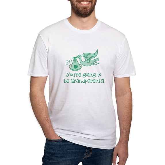 CafePress - Going To Be Grandparents T Shirt - Fitted T-Shirt, Vintage Fit Soft Cotton Tee