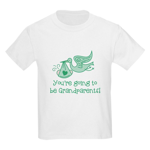 CafePress - Going To Be Grandparents T Shirt - Light Classic Kids Graphic, Short Sleeve T-Shirt, Sizes XS-XL