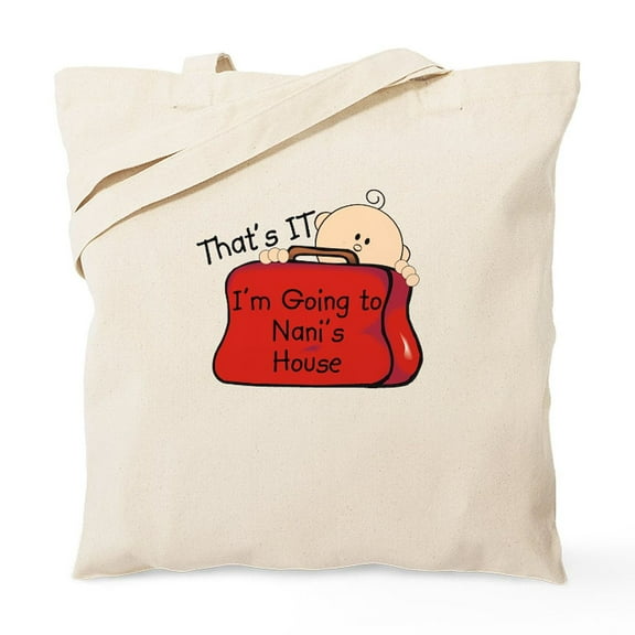 CafePress - Going To Nani's Funny Tote Bag - Unisex Canvas Tote Bag, Beige, 1-Piece