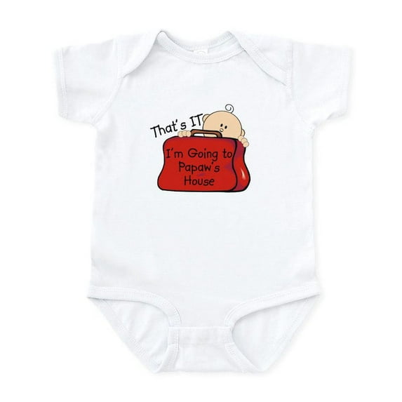 CafePress - Going To Papaw's Funny Infant Bodysuit - Baby Light Bodysuit, Size Newborn - 24 Months